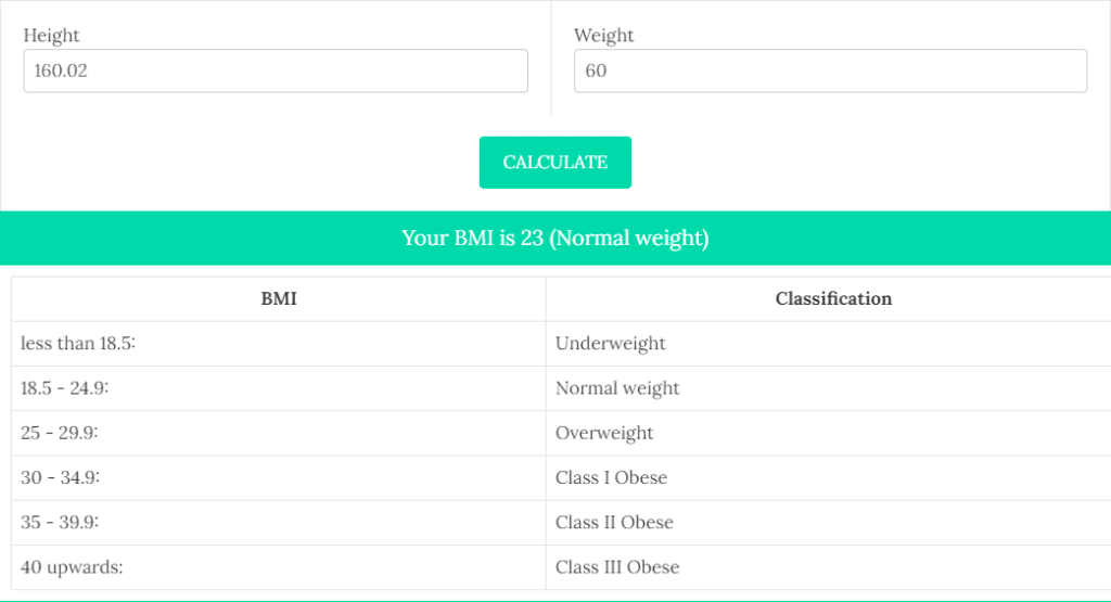 BMI Calculator 6 BMI Calculator 6 - Daily Medicos